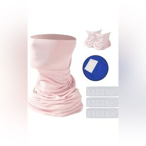 ICE SILK NECK GAITERS MEN/WOMEN BROWN